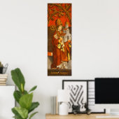 Saint Wolfgang - Poster d'art allemand du Tyrol (Bureau à domicile)