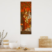 Saint Wolfgang - Tyrolean German Fine Art Poster (Keuken)