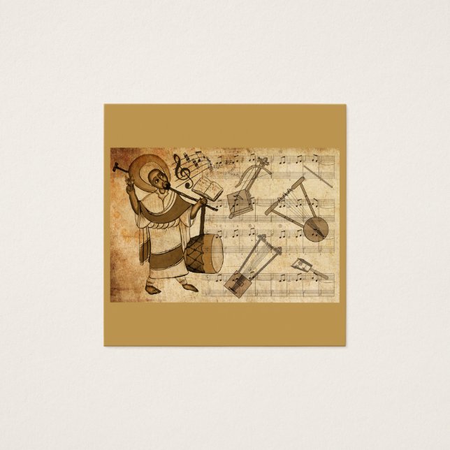 Saint Yared & The Ethiopian Music Instrument (Devant)