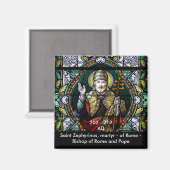 Saint Zephyrinus, Martyr et Pape - Magnet (Recto/Verso)