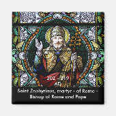 Saint Zephyrinus, Martyr et Pape - Magnet (Devant)