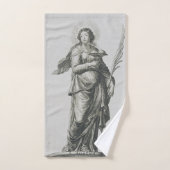 Sainte Agathe de Sicile Grâce Volcanique Art (Serviette à main)