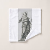 Sainte Agathe de Sicile Grâce Volcanique Art (Gant de toilette)