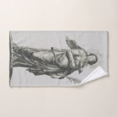 Sainte Agathe de Sicile Grâce Volcanique Art (Serviette à main)