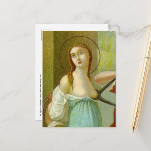 Sainte Agathe (M 003) Carte postale 1 (Devant/Arrière en situation)