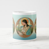 Sainte Agnès de Rome (BK 006) Mug géant (Devant)