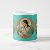 Sainte Agnès de Rome (BK 006) Mug géant (Devant)
