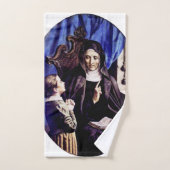 Sainte Angèle Merici Patronne des Éducateurs et  (Serviette à main)