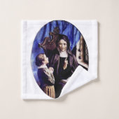 Sainte Angèle Merici Patronne des Éducateurs et  (Gant de toilette)