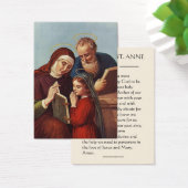 Sainte Anne Sainte Vierge Marie Prière Carte Saint (Bureau)