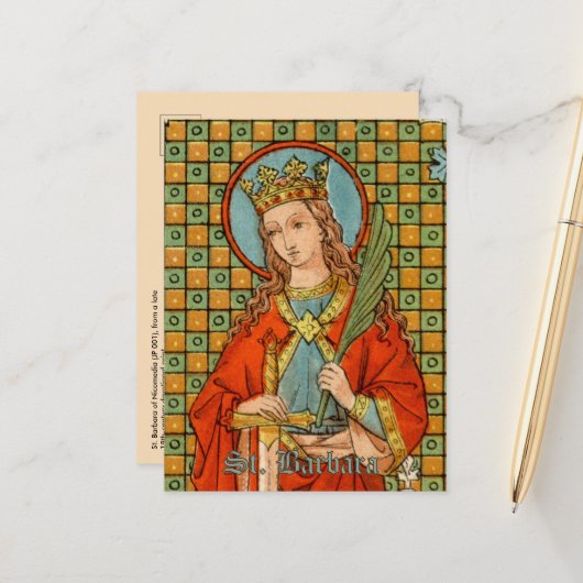 Sainte-Barbara (JP 01) Carte postale 1 (Devant/Arrière en situation)