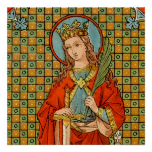 Sainte-Barbe de Nicomédie (JP 01) Affiche 20"x20"