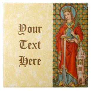 Sainte-Barbe (JP 01) Carreau de céramique 2