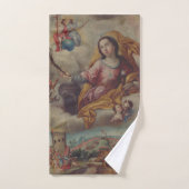 Sainte-Barbe Vierge et martyre (Serviette à main)
