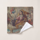 Sainte-Barbe Vierge et martyre (Gant de toilette)