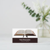 Sainte Bible, christianisme, Carte de visite relig (Debout devant)