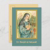 Sainte Brigitte d'Irlande (M 014) Carte postale (Devant / Derrière)
