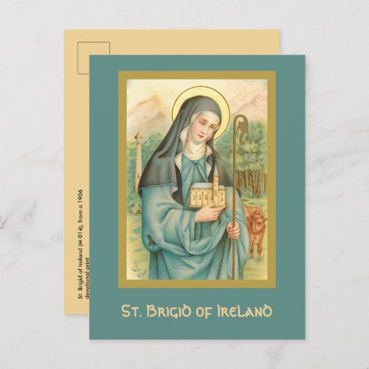 Sainte Brigitte d'Irlande (M 014) Carte postale (Devant / Derrière)
