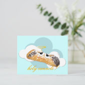 sainte cannoli ! carte postale de parodie humorist (Debout devant)