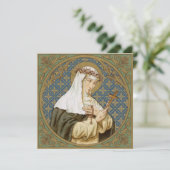 Sainte-Catherine de Sienne (BK 19) Carte de voeux  (Debout devant)