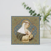 Sainte-Catherine de Sienne (BK 19) Carte de voeux  (Debout devant)