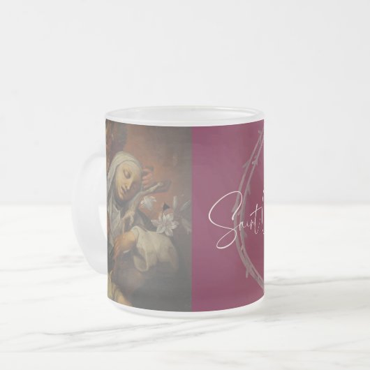 Sainte Catherine de Sienne, Saint Mug catholique (Devant gauche)