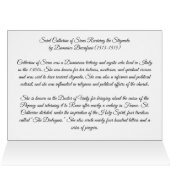 Sainte Catherine recevant la Stigmata (Intérieur Horizontal (Haut))