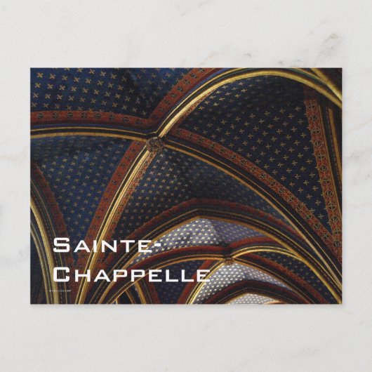 Sainte-Chapelle Ceiling Briefkaart (Voorkant)