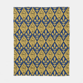 Sainte-Chapelle Fleur de Lys Fleece Throw Deken