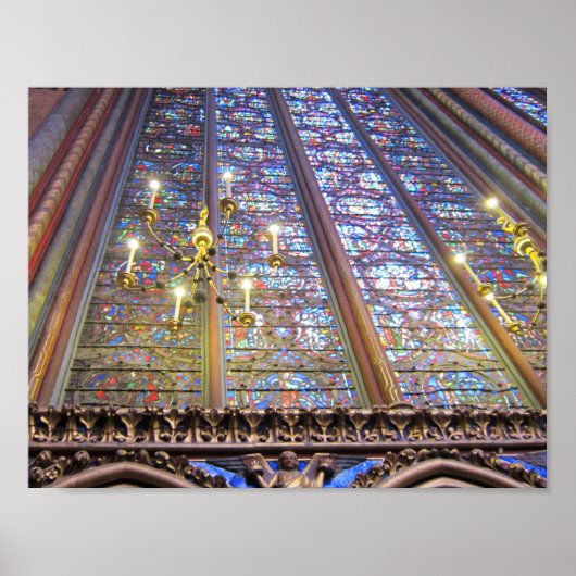 Sainte-Chapelle - Parijs Poster (Voorkant)