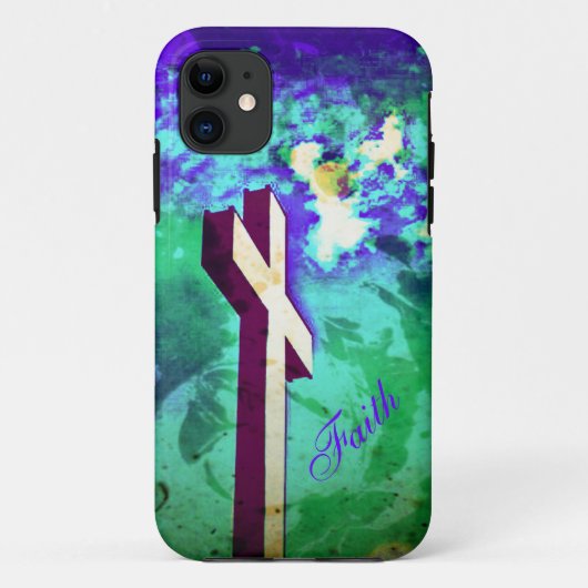 Sainte Croix violet N vert iPhone 5 coque (Dos)