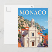 Sainte-Dévote Kerk Monaco Briefkaart (Voorkant / Achterkant)