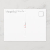 Sainte Émérentienne de Rome (SAU 36) Carte postale (Dos)