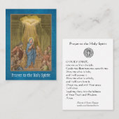 Sainte-Esprit Confirmation Vierge Marie Carte Sain (Devant / Derrière)
