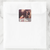 Sainte Famille Avec Anges Étiquette de adresse de  (Sac)