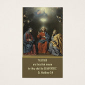 Sainte Famille catholique funéraire Carte Sainte - (Devant)