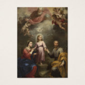 Sainte Famille catholique funéraire Carte Sainte - (Devant)