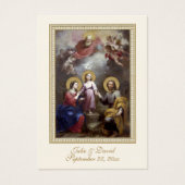 Sainte Famille Mariage prière Carte Sainte (Devant)