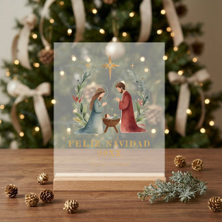 Sainte Famille Sérène Décor de Noël MH26