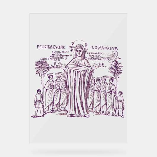 Sainte Félicité de Rome et sept fils (Recto)