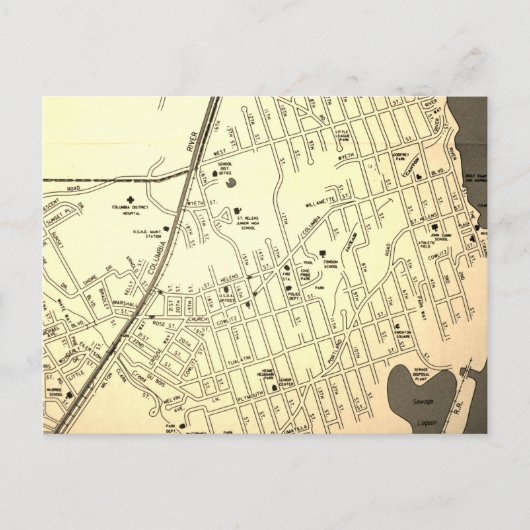 Sainte-Hélène, OU Carte Vintage (Devant)