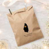 Sainte-Lucie Mariage Faveur Traiter Sacs, Sacs Cad (Coupé)