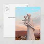 Sainte Marie avec Jésus Carte Postale (Devant / Derrière)