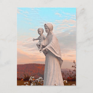Sainte Marie avec Jésus Carte Postale