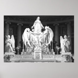 Sainte-Marie-Madeleine Paris Madeleine sculpturen Poster