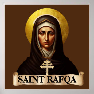 Sainte Rafqa, religieuse maronite, Affiche 40" x 4