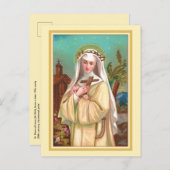 Sainte Rose de Lima la nuit (M 024) Carte postale (Devant / Derrière)