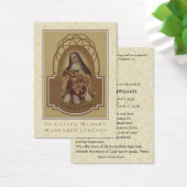 Sainte-Thérèse - Carte Sainte du Mémorial funérair (Bureau)