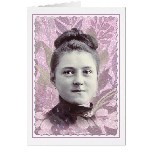 Sainte Thérèse la Petite Fleur Vintage religieuse (Devant)