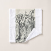 Sainte Ursule vierge et martyre (Gant de toilette)